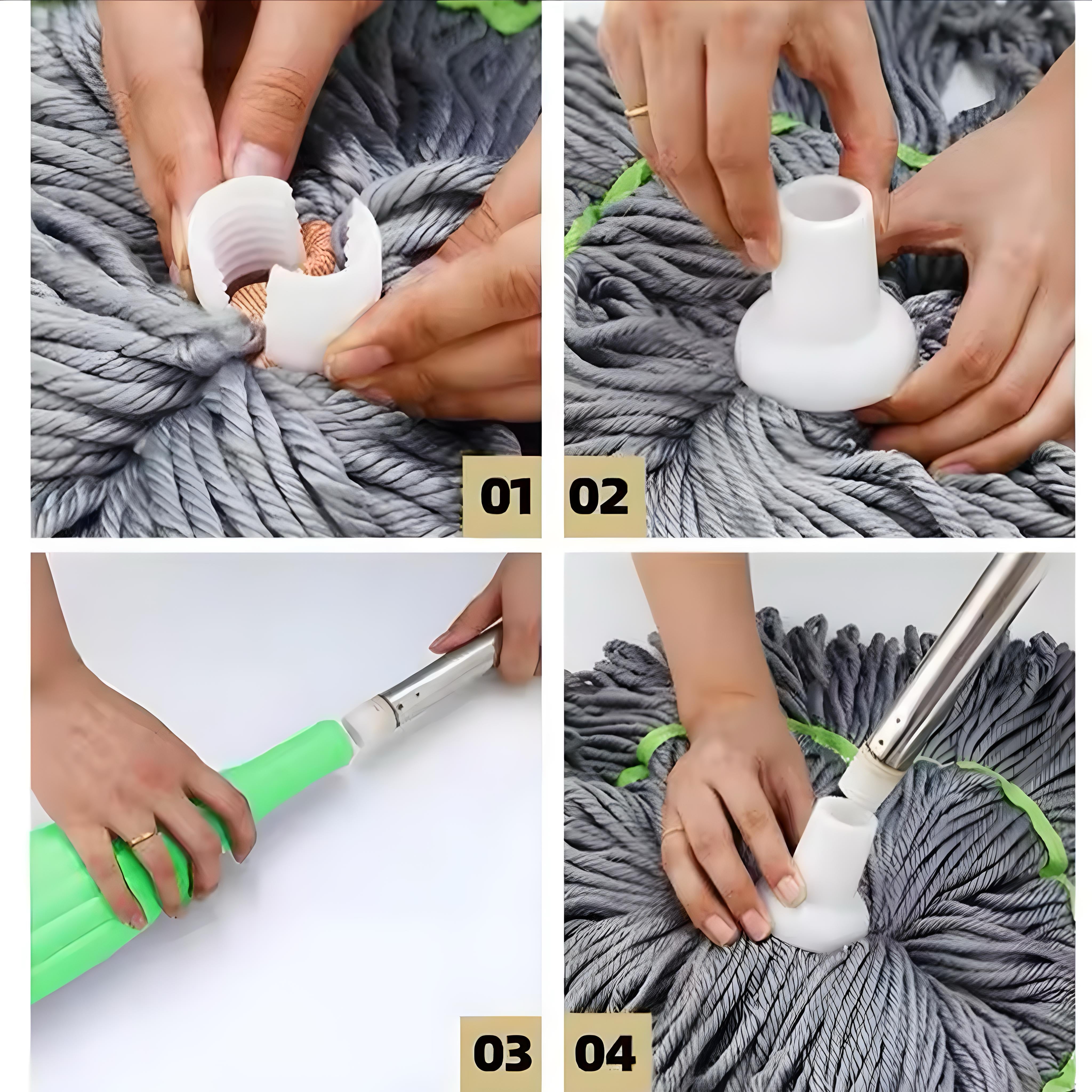 Bamboo Fiber Rotating Mop