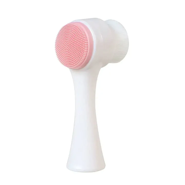 3D double facial cleansing brush