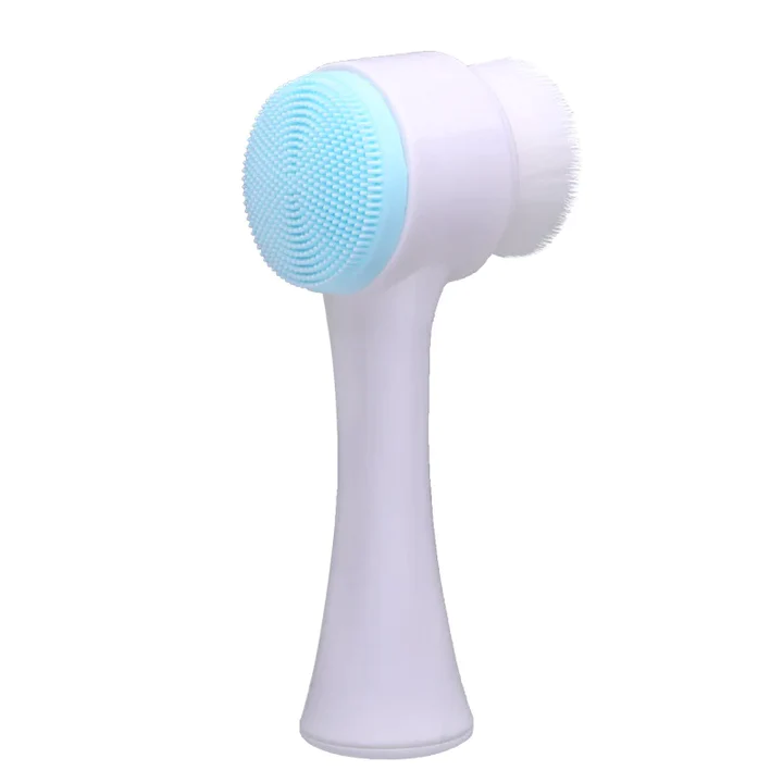 3D double facial cleansing brush